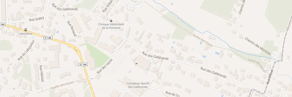 Plan du 37 Rue des Gallerands à Montmorency