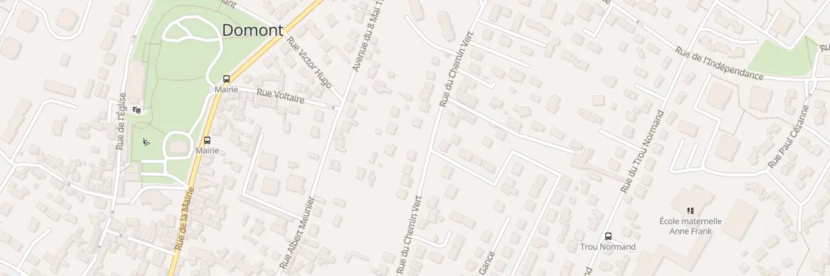 Plan du 51 Rue du Chemin Vert à Domont