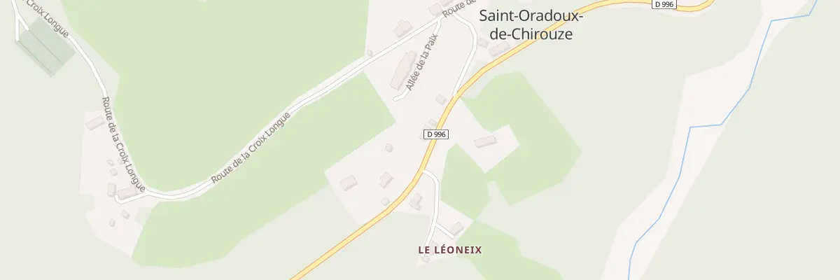 Plan du 5090 Le Leoneix à Saint-Oradoux-de-Chirouze