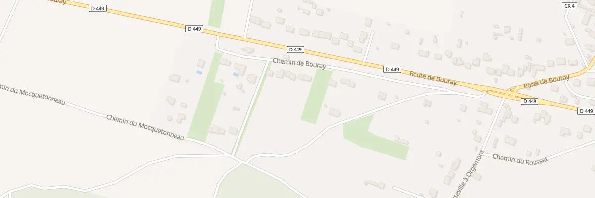 Plan du 21B Che de Bouray à Itteville