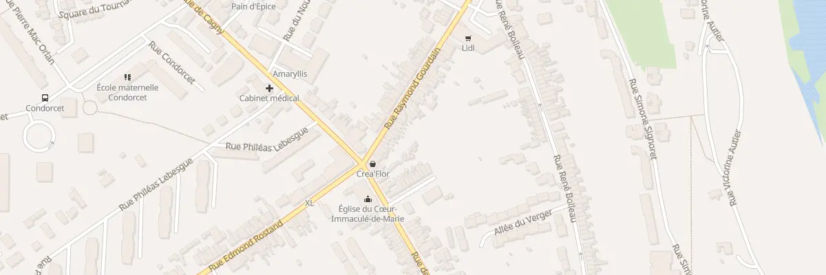 Plan du 37 Rue Raymond Gourdain à Amiens