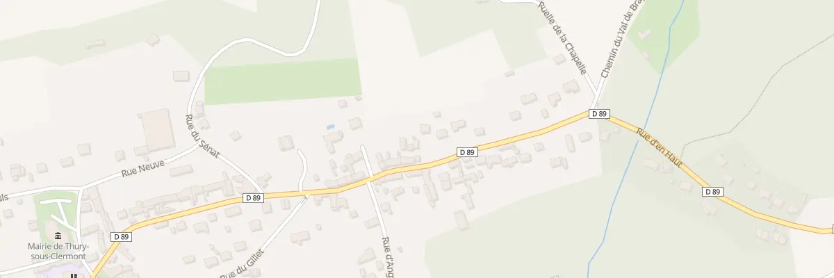 Plan du 387 Rue d’En Haut à Thury-sous-Clermont