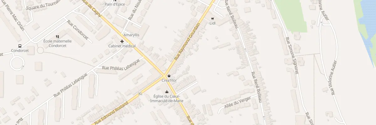 Plan du 35 Rue Raymond Gourdain à Amiens