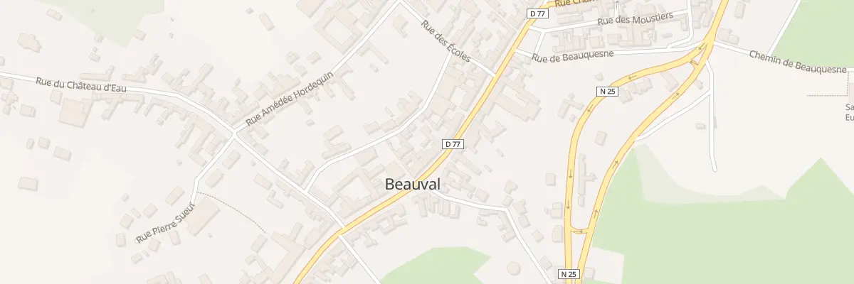 Plan du 34 Rue du Général Leclerc à Beauval