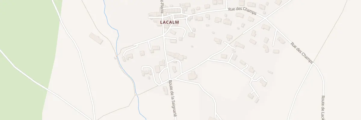 Plan du 3 Lacalm Haute à Aiguefonde
