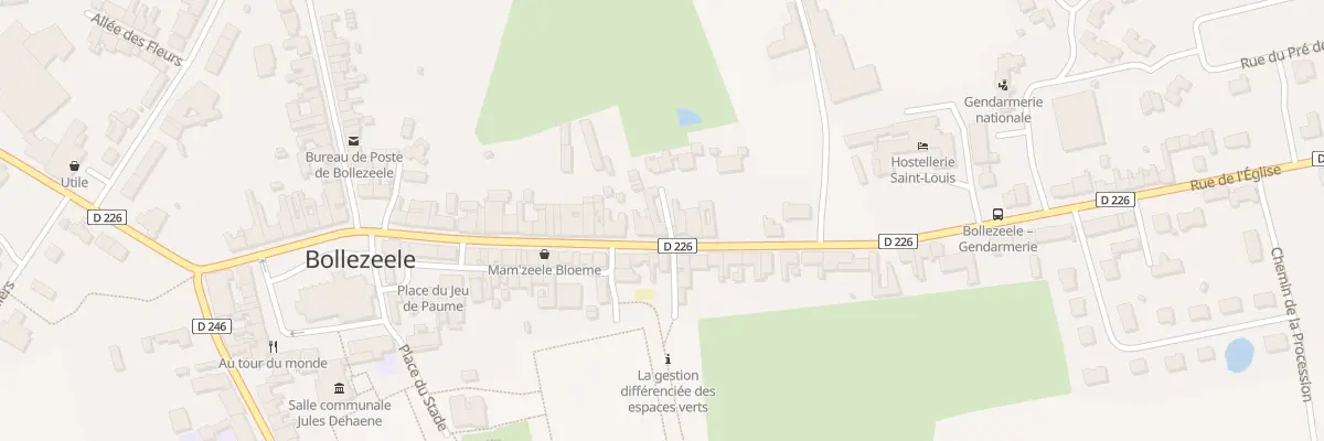 Plan du 29 Rue de l’Eglise à Bollezeele