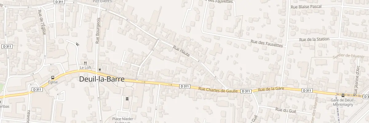 Plan du 62 Rue Haute à Deuil-la-Barre