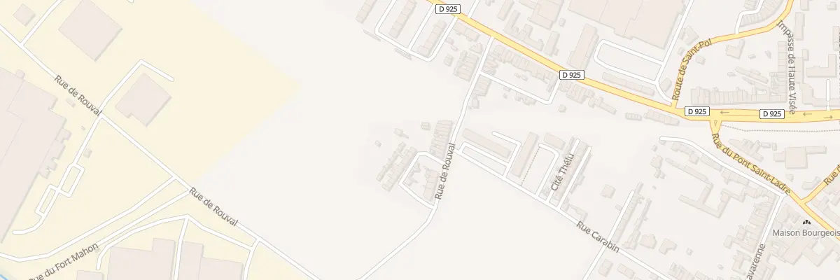 Plan du 31 Rue de Rouval à Doullens