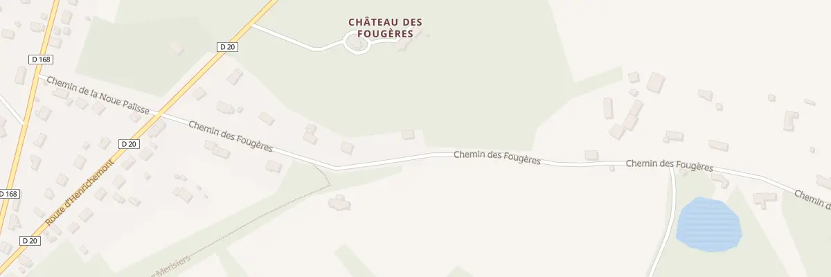 Plan du 9 Che des Fougéres à Allogny