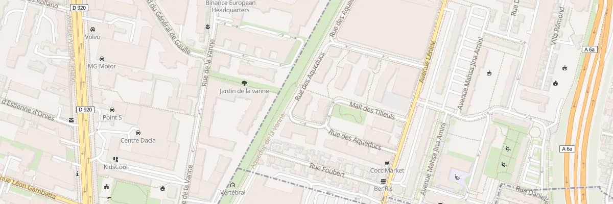 Plan du 10 Rue des Aqueducs à Gentilly