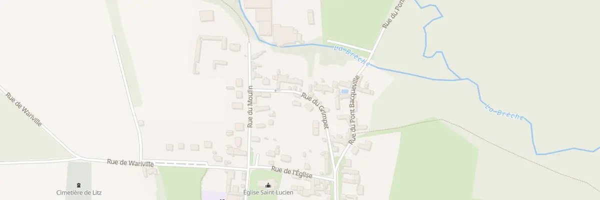 Plan du 4 Rue du Grimpet à Litz