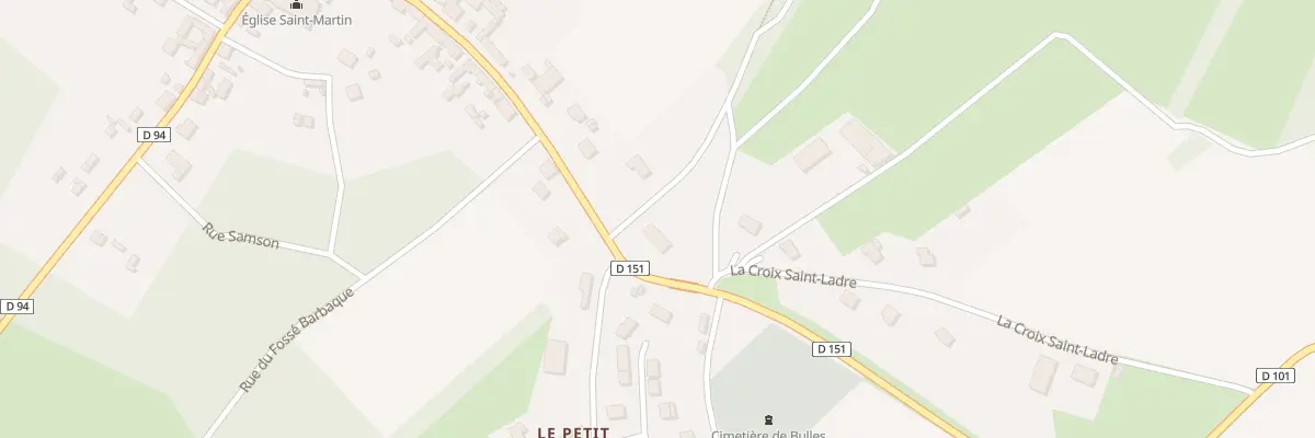 Plan du 22B Rue de Clermont à Bulles