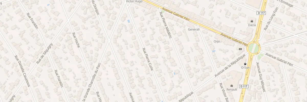 Plan du 29 Rue Pierre Curie à Sainte-Geneviève-des-Bois