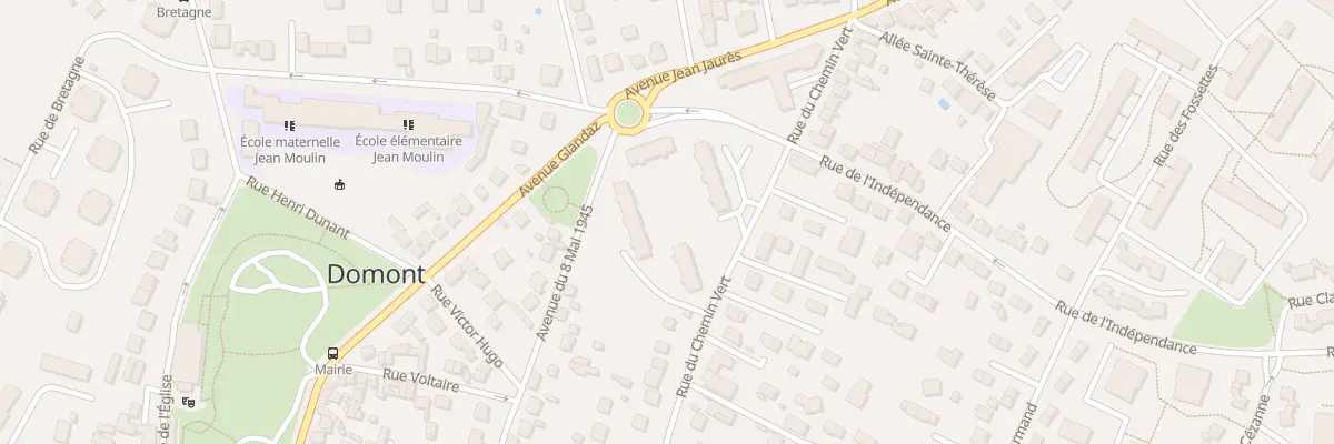 Plan du 67 Rue du Chemin Vert à Domont