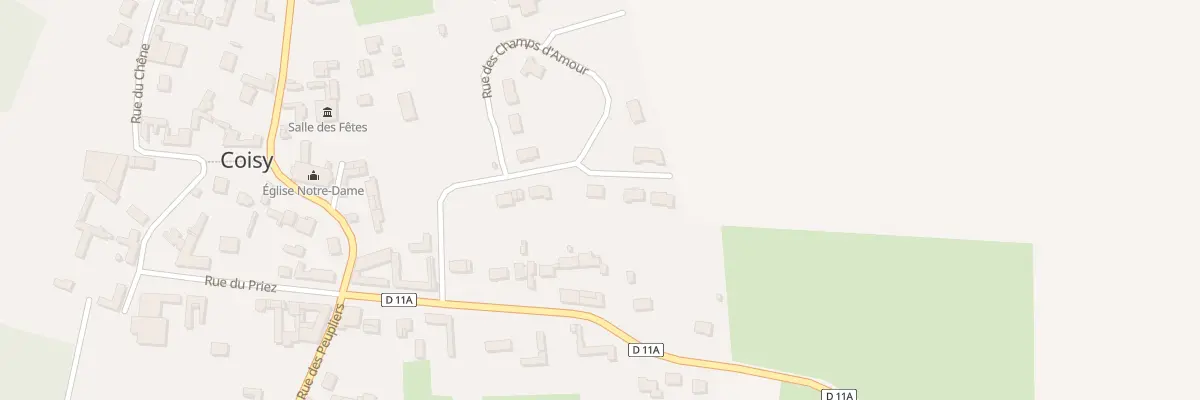 Plan du 1 Imp du Pruquet à Coisy