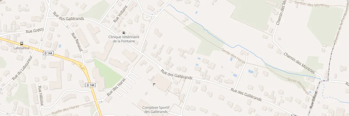 Plan du 39 Rue des Gallerands à Montmorency