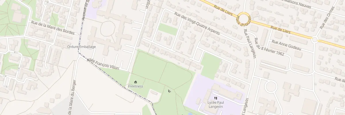 Plan du 60 Rue des 24 Arpents à Sainte-Geneviève-des-Bois
