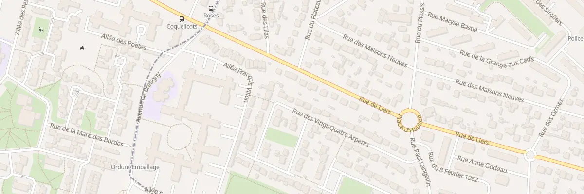 Plan du 28 Rue des 24 Arpents à Sainte-Geneviève-des-Bois