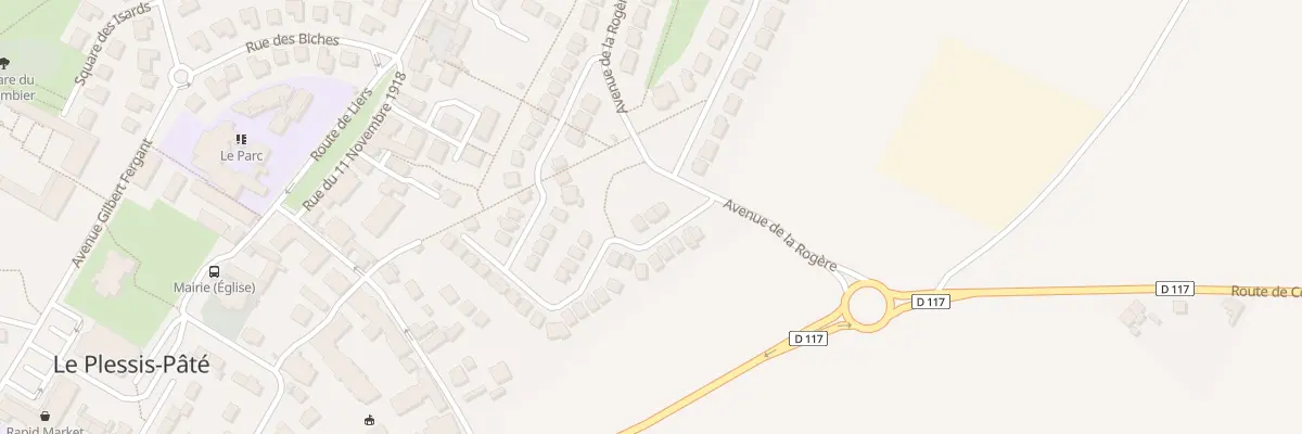 Plan du 3 Rue Elisa Labrosse au Plessis-Pâté