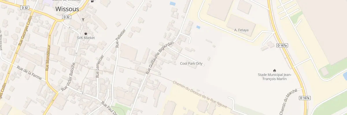 Plan du 30 Rue Guillaume Bigourdan à Wissous