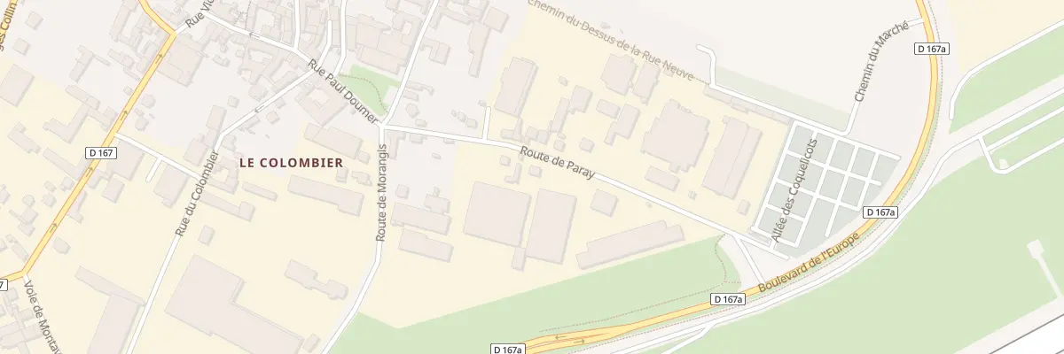 Plan du 10 Rte de Paray à Wissous