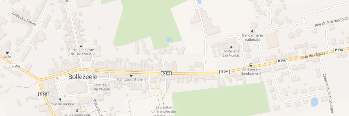 Plan du 39 Rue de l’Eglise à Bollezeele