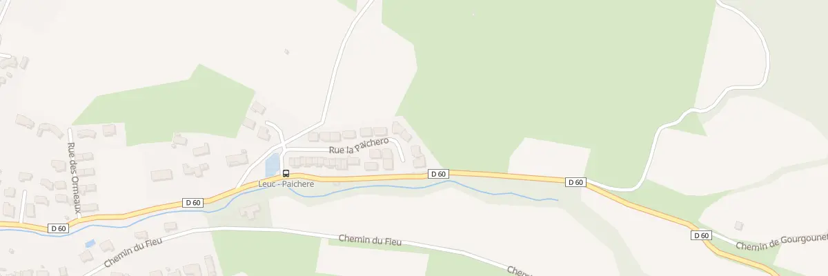 Plan du 8 La Paichero à Leuc