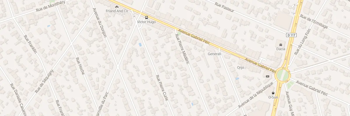 Plan du 16 Rue Pierre Mederic à Sainte-Geneviève-des-Bois