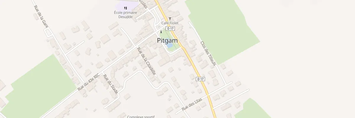 Plan du 24 La Place à Pitgam