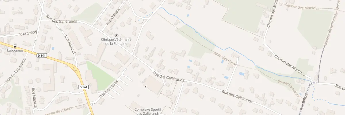 Plan du 39B Rle des Gallerands à Montmorency