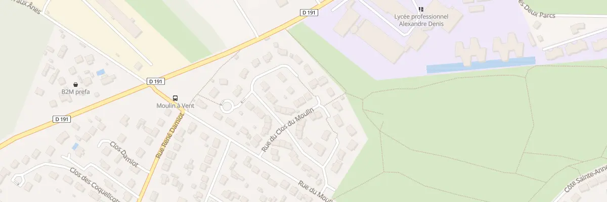 Plan du 37 Rue du Clos du Moulin à Cerny