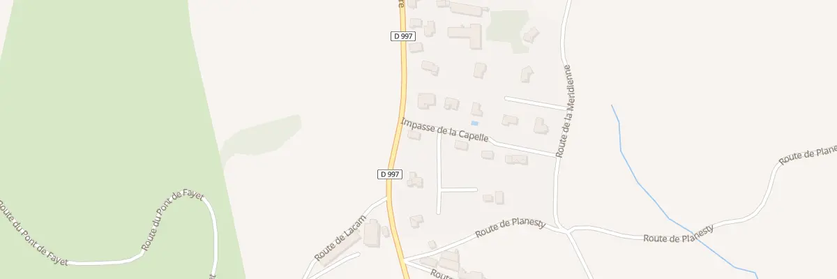 Plan du 5316 La Capelle à Castanet