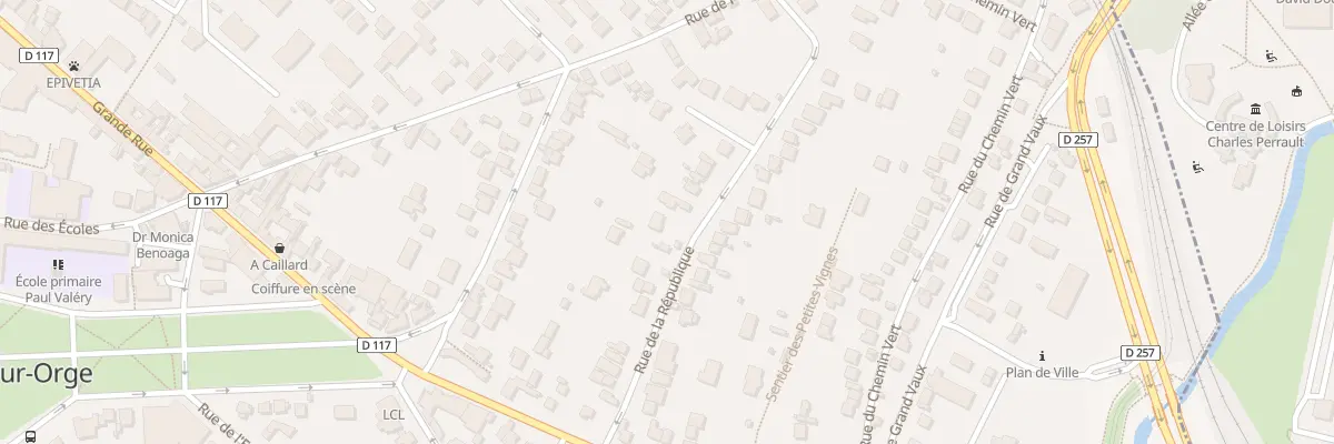 Plan du 25 Rue de la Republique à Épinay-sur-Orge