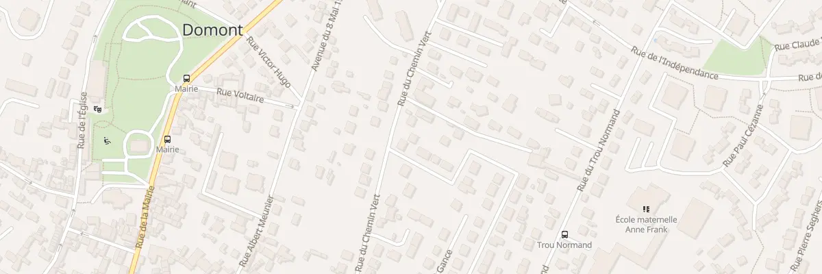 Plan du 46 Rue du Chemin Vert à Domont