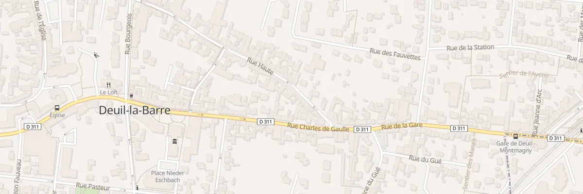 Plan du 70 Rue Haute à Deuil-la-Barre