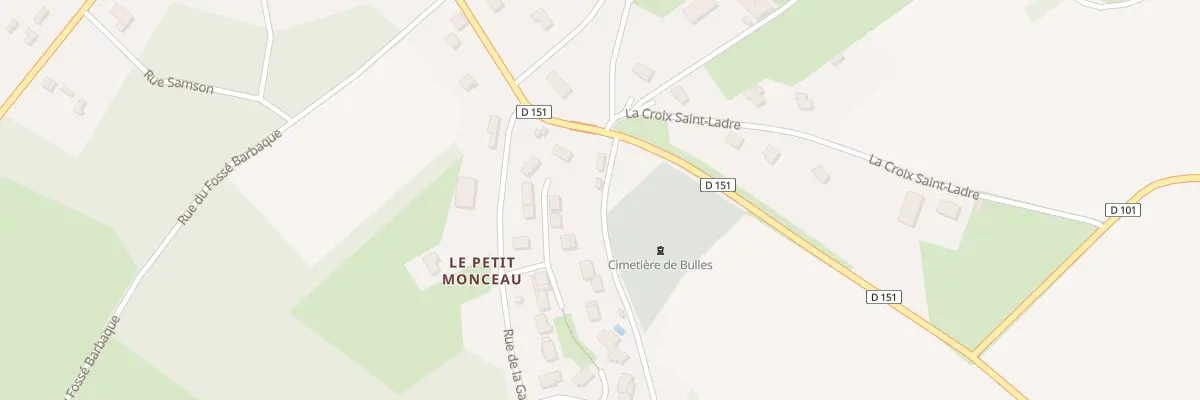 Plan du 21 Rue de Clermont à Bulles