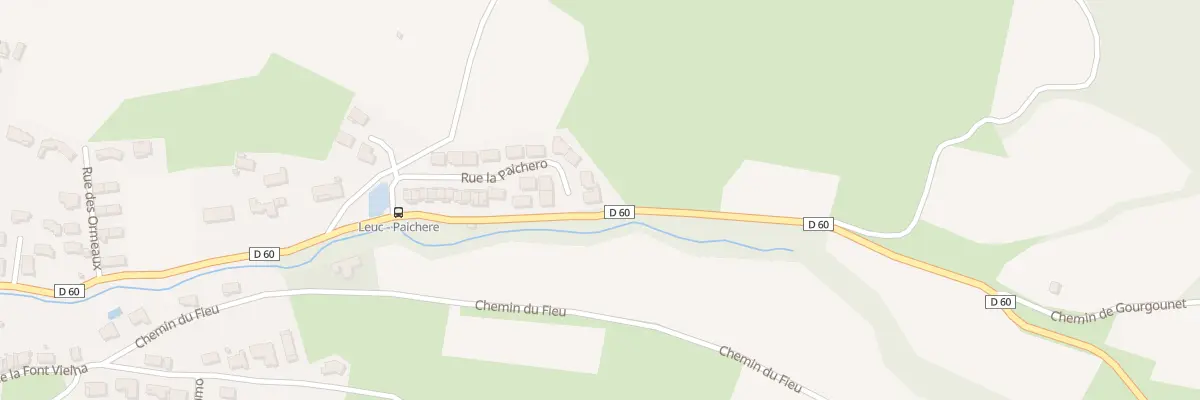 Plan du 10 La Paichero à Leuc