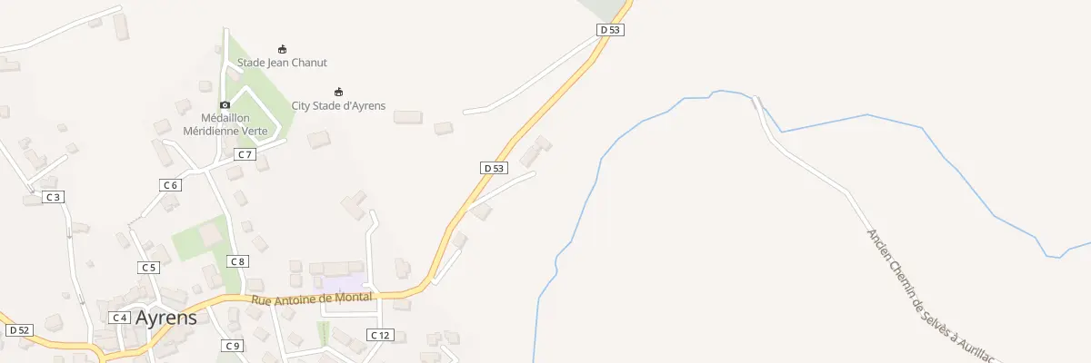 Plan du 5142A Le Bourg à Ayrens