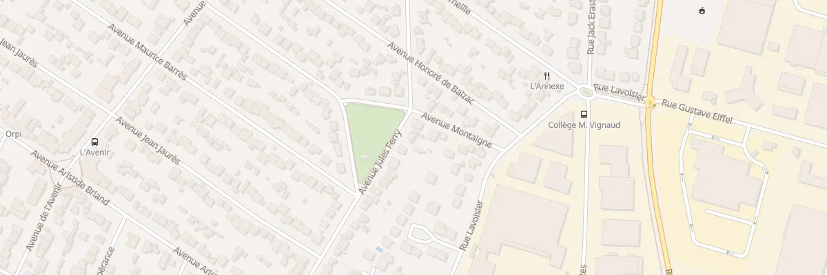 Plan du 3B Av Jules Ferry à Morangis