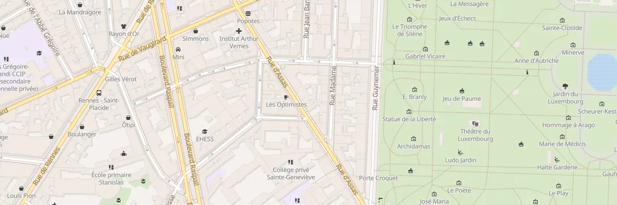 Plan du 43 Rue d’Assas à Paris 6e Arrondissement