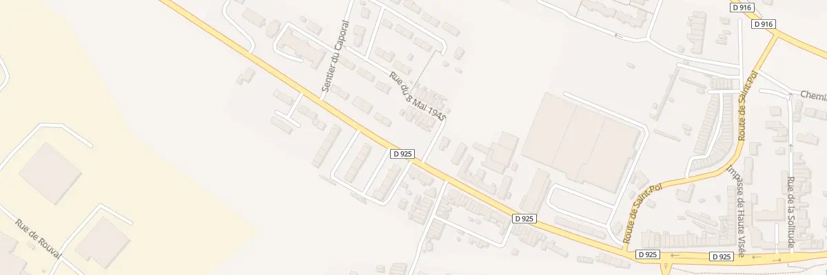 Plan du 6 Rue du 8 Mai 1945 à Doullens