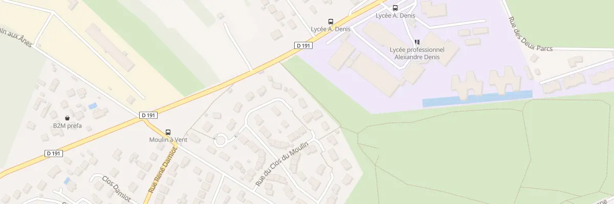 Plan du 60 Rue du Clos du Moulin à Cerny