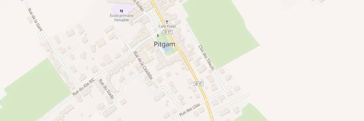 Plan du 28 La Place à Pitgam