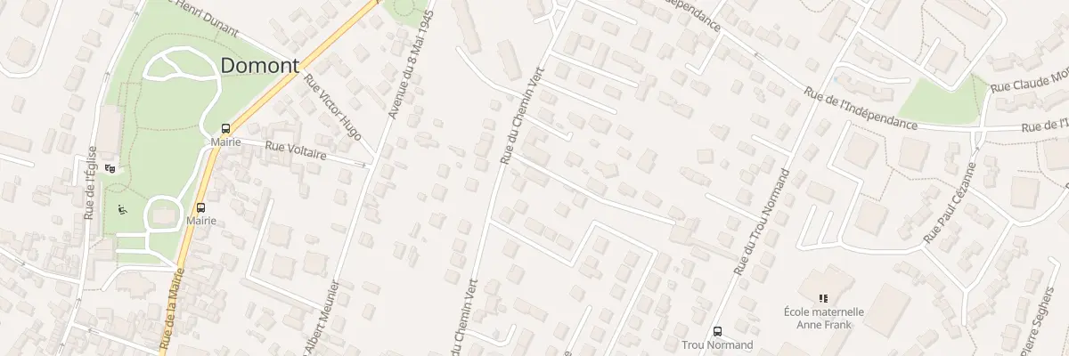 Plan du 50 Rue du Chemin Vert à Domont