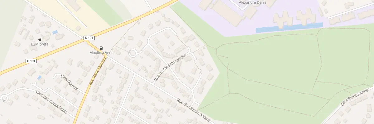 Plan du 21 Rue du Clos du Moulin à Cerny