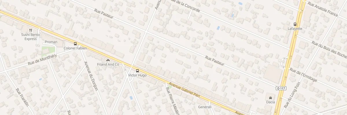 Plan du 158 Rue Pasteur à Sainte-Geneviève-des-Bois