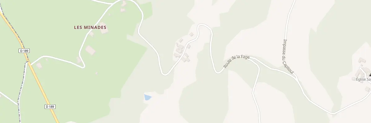 Plan du 5107 La Fage à Escandolières