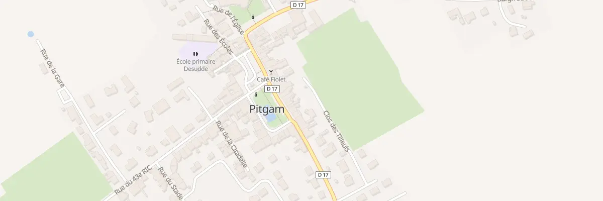 Plan du 25 La Place à Pitgam
