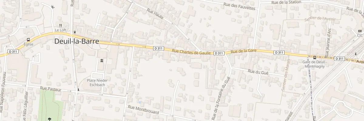 Plan du 62 Rue Charles de Gaulle à Deuil-la-Barre