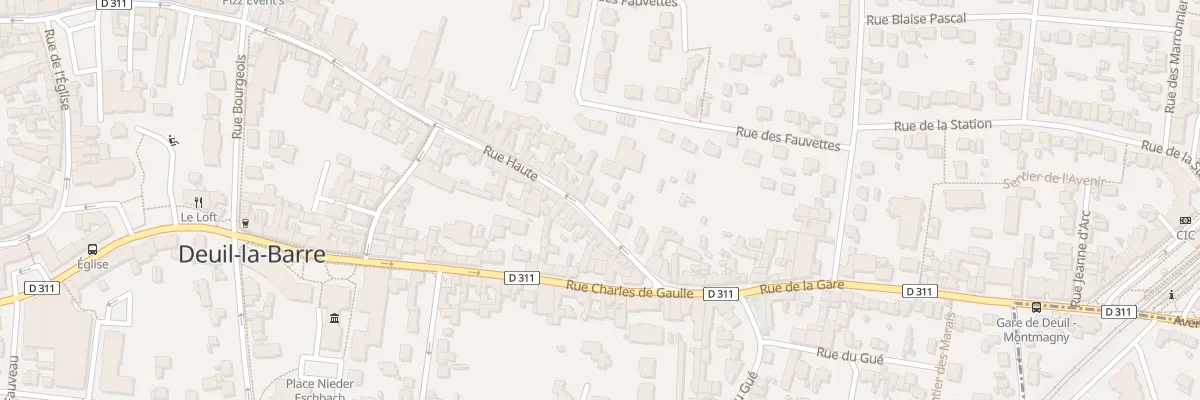 Plan du 97 Rue Haute à Deuil-la-Barre